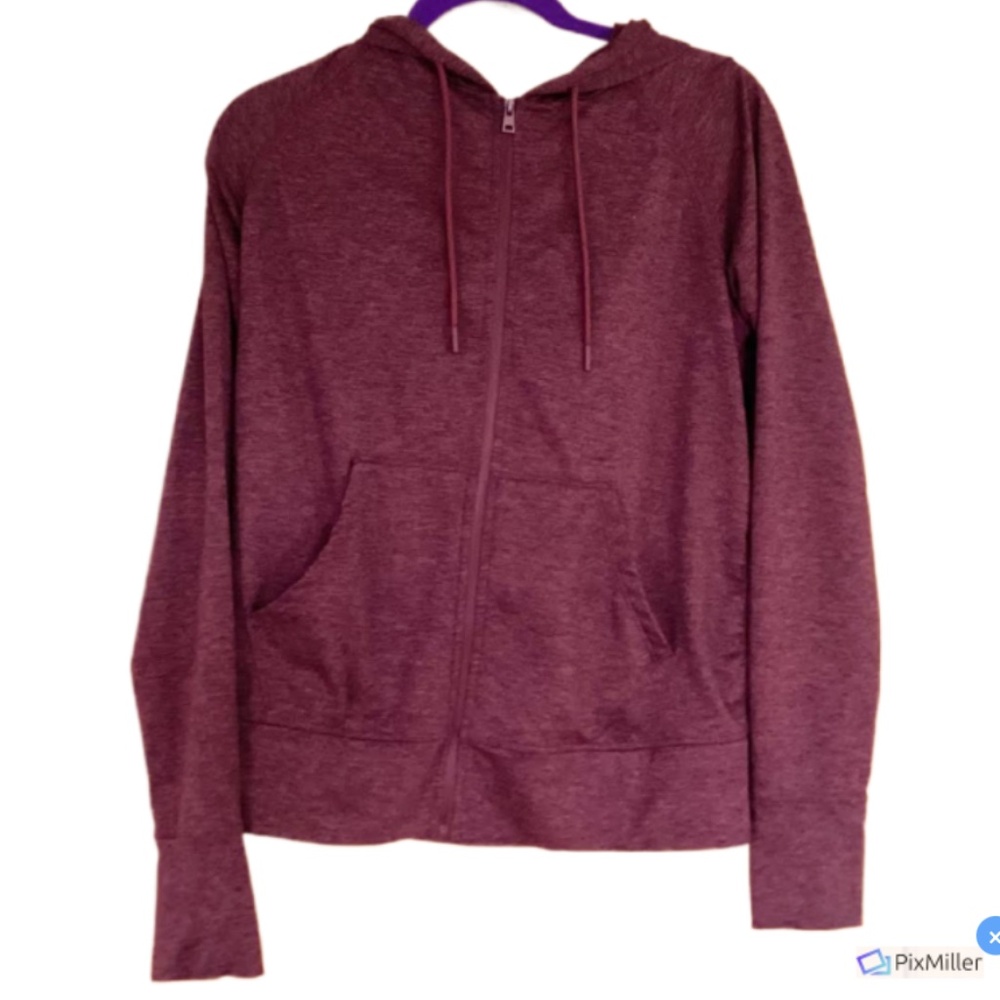 Athletic Works  Womens Red Space Dyed Jacket, L, Tags Removed